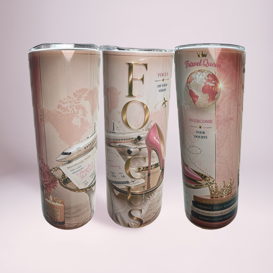 Travel Queen Tumbler™ | Travel Lover Cup | 20oz