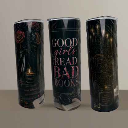 Good Girls Read Bad Books Tumbler™ | Spicy Book Lover Cup | 20oz