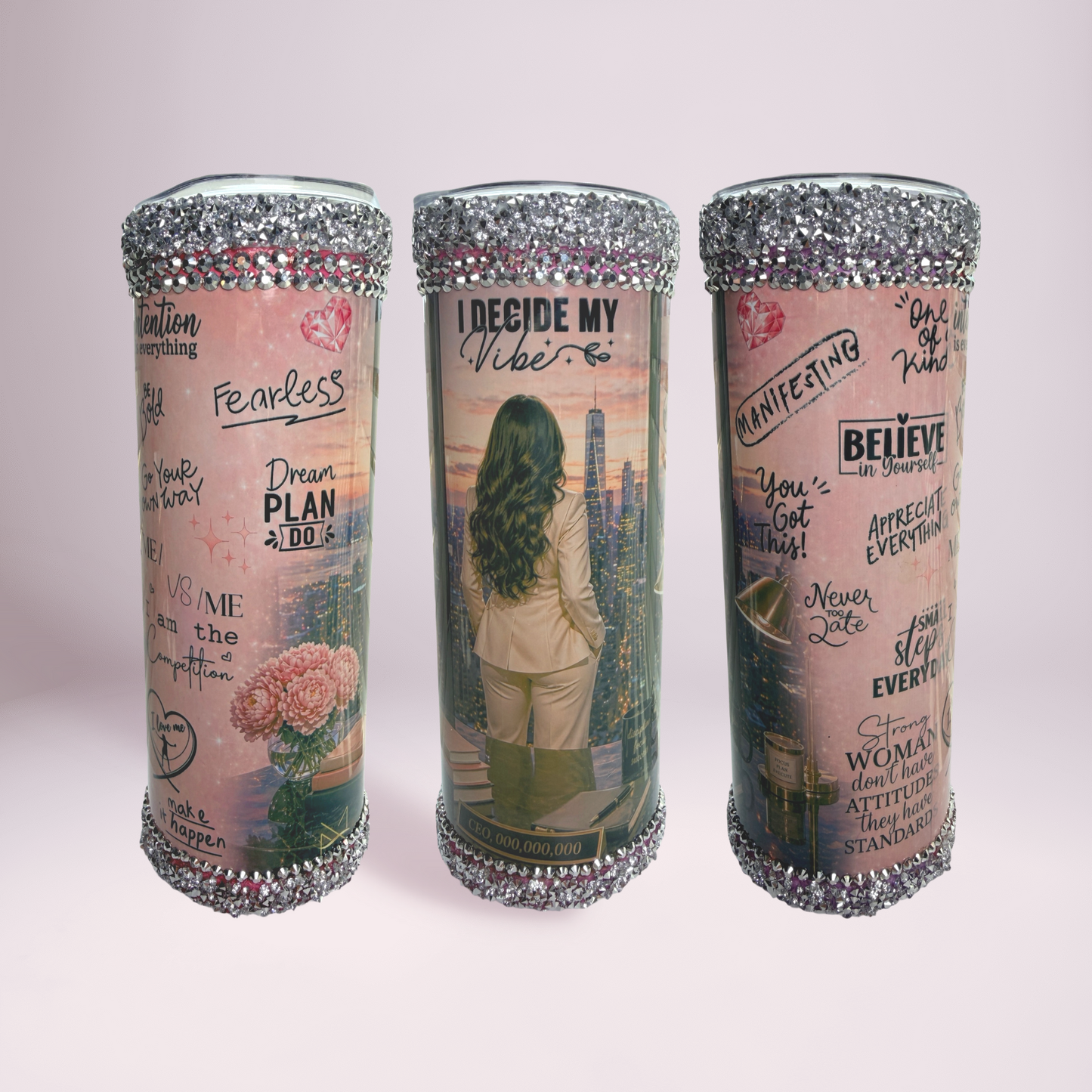 Decide My Vibe Tumbler™ | Motivation Cup | Manifestation Tumbler | 20oz