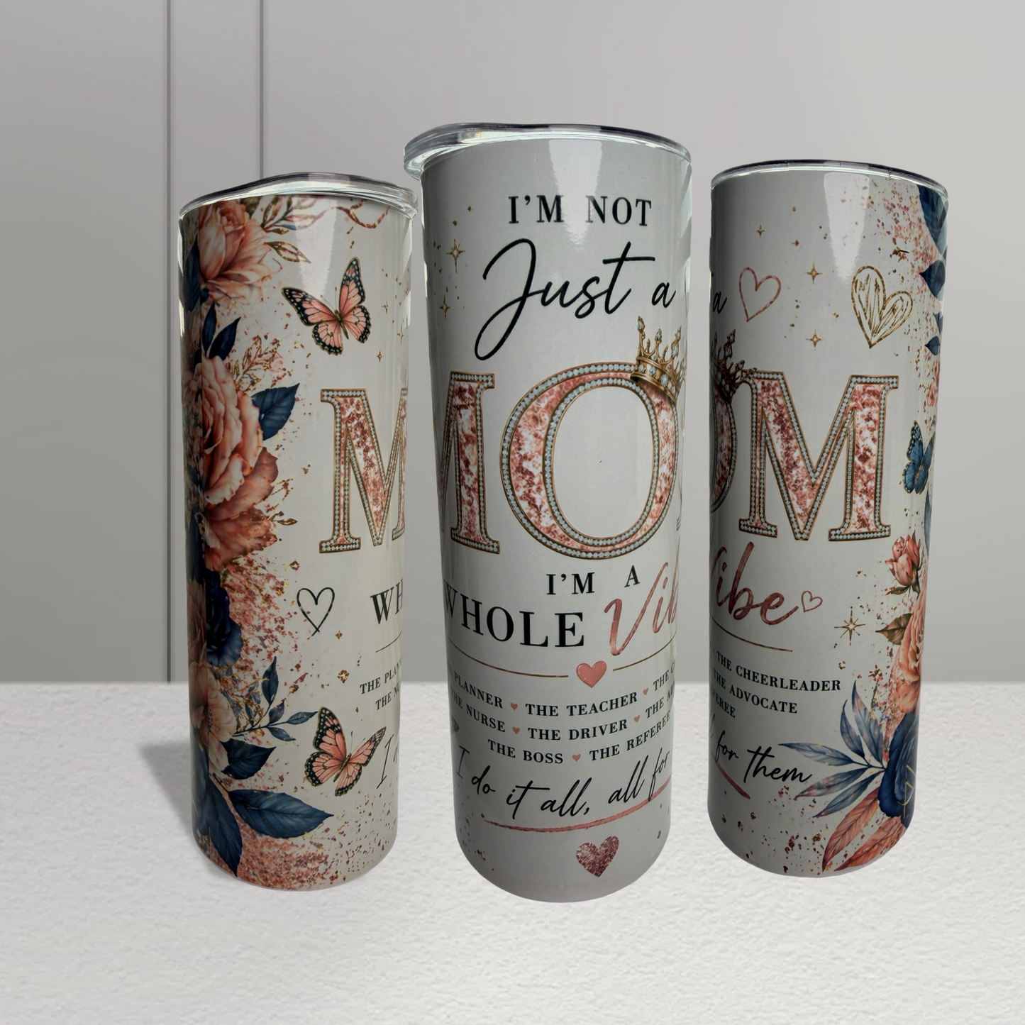 Whole Vibe Mom Tumbler™ | Mother’s Day Gift Cup | Mom Life Tumbler | 20oz