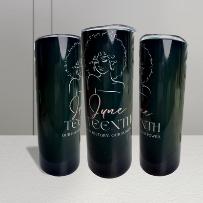 Juneteenth Legacy Tumbler™ | Black History Celebration Cup | 20oz