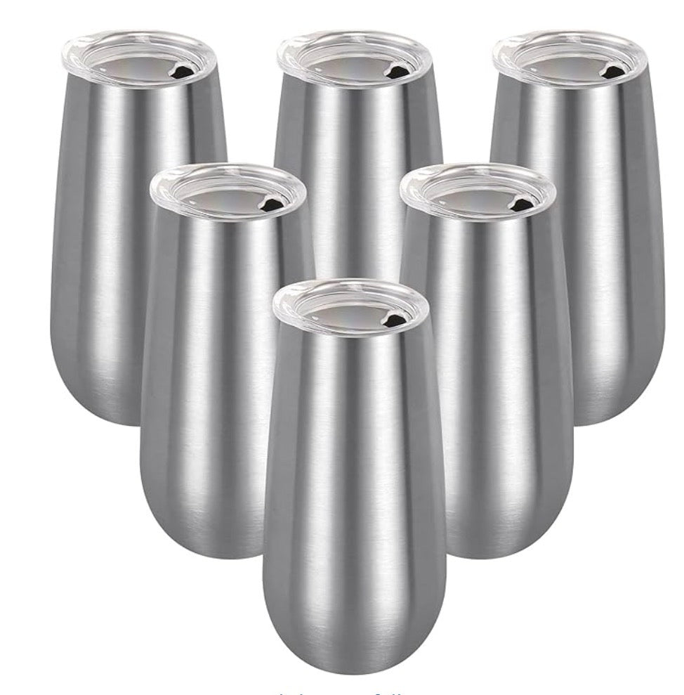 Personalized Wine Tumbler Set | Custom Bridal Party Cups | MoniQ™