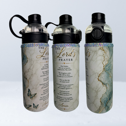 The Lord’s Prayer Water Bottle™ | Christian Faith Bottle | Prayer Gift