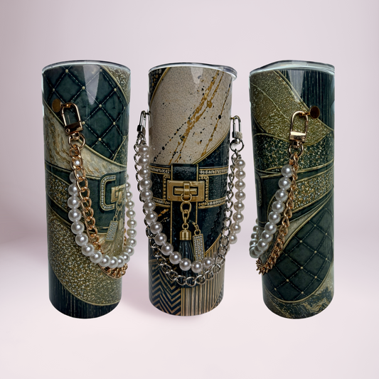 The Gilded Noir Tumbler