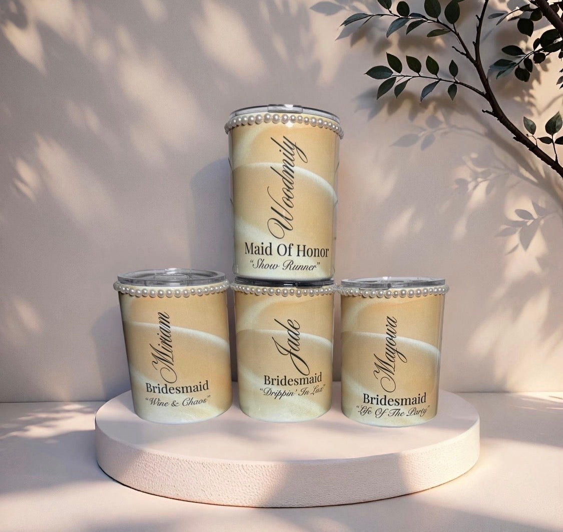 Bridal Wine Tumbler Set (10oz)